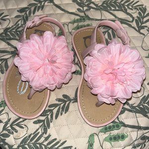 Bebe Girls Big Flower Sandals 🌵5/6